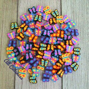 50pc Butterfly Mini Erasers